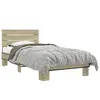 Image de vidaXL Cadre de lit sans matelas chêne sonoma 90x190 cm