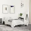Image de vidaXL Cadre de lit sans matelas noir 140x200 cm
