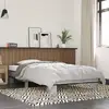 Image de vidaXL Cadre de lit sans matelas sonoma gris 75x190 cm