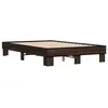 Image de vidaXL Cadre de lit sans matelas chêne marron 140x190 cm
