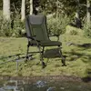 Image de vidaXL Chaise de pêche avec accoudoir pliable vert