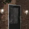 Image de vidaXL Appliques murales d'extérieur 2pcs argenté acier inoxydable