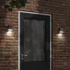 Image de vidaXL Appliques murales d'extérieur 2 pcs noir acier inoxydable