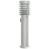 Image de vidaXL Lampadaire d'extérieur et sortie argenté 60 cm acier inoxydable