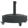 Image de vidaXL Parasolvoet met wielen voor stok van Ø38 / 48 mm 27 kg rond