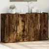 Image de vidaXL Buffets 2 pcs chêne fumé 60x31x70 cm bois d'ingénierie