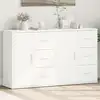 Image de vidaXL Buffets 2 pcs blanc 60x31x70 cm bois d'ingénierie