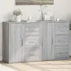 Image de vidaXL Buffets 2 pcs sonoma gris 60x31x70 cm bois d'ingénierie
