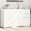 Image de vidaXL Buffets 2 pcs blanc 60x31x70 cm bois d'ingénierie