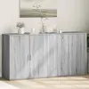 Image de vidaXL Buffets 2 pcs sonoma gris 79x38x80 cm bois d'ingénierie