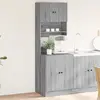 Image de vidaXL Armoire de cuisine sonoma gris 60x50x180 cm bois d’ingénierie