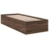 Image de vidaXL Cadre de lit sans matelas chêne marron 75x190cm bois ingénierie