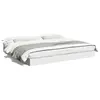 Image de vidaXL Cadre de lit sans matelas blanc 180x200 cm bois d'ingénierie