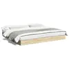 Image de vidaXL Cadre de lit sans matelas chêne sonoma 180x200 cm
