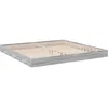 Image de vidaXL Cadre de lit sans matelas sonoma gris 180x200 cm
