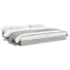 Image de vidaXL Cadre de lit sans matelas sonoma gris 180x200 cm