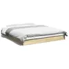 Image de vidaXL Cadre de lit sans matelas chêne sonoma 160x200 cm
