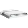 Image de vidaXL Cadre de lit sans matelas blanc 150x200 cm bois d'ingénierie
