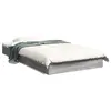 Image de vidaXL Cadre de lit sans matelas sonoma gris 100x200 cm
