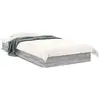 Image de vidaXL Cadre de lit sans matelas sonoma gris 75x190 cm
