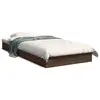 Image de vidaXL Cadre de lit sans matelas chêne marron 75x190cm bois ingénierie