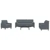 Image de vidaXL Ensemble de canapés 3 pcs avec coussins et traversins velours