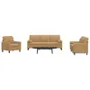 Image de vidaXL Ensemble de canapés 3 pcs avec coussins et traversins velours