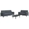 Image de vidaXL Ensemble de canapés 2 pcs avec coussins et traversins velours