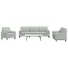 Image de vidaXL Ensemble de canapés 3 pcs et coussins et traversins velours