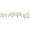 Image de vidaXL Ensemble de canapés 3 pcs avec coussins et traversins velours