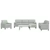 Image de vidaXL Ensemble de canapés 4 pcs et coussins et traversins velours