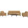 Image de vidaXL Ensemble de canapés 4 pcs avec coussins et traversins velours