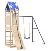 Image de vidaXL Aire de jeux d'extérieur bois de pin massif, ensemble de jeu, ensemble de jeu en bois, ensemble de terrain de jeu, équipement de terrain de jeu