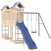 Image de vidaXL Aire de jeux d'extérieur bois de pin massif, ensemble de jeu, ensemble de jeu en bois, ensemble de terrain de jeu, équipement de terrain de jeu