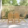 Image de vidaXL Chaises pliables de jardin lot de 6 46x66x99 cm bambou