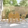 Image de vidaXL Chaises pliables de jardin lot de 6 53x66x99 cm bambou