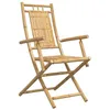 Image de vidaXL Chaises pliables de jardin lot de 8 53x66x99 cm bambou