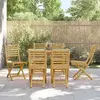 Image de vidaXL Chaises pliables de jardin lot de 6 43x54x88 cm bambou