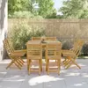 Image de vidaXL Chaises pliables de jardin lot de 8 43x54x88 cm bambou