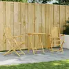 Image de vidaXL Ensemble de bistro 3 pcs bambou