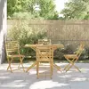 Image de vidaXL Ensemble à manger de jardin 5 pcs bambou