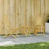 Image de vidaXL Ensemble de bistro 3 pcs bambou