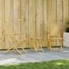 Image de vidaXL Ensemble de bistro 3 pcs bambou