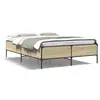 Image de vidaXL Cadre de lit sans matelas chêne sonoma 140x190 cm