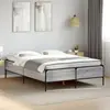 Image de vidaXL Cadre de lit sans matelas sonoma gris 140x190 cm
