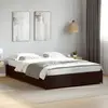 Image de vidaXL Cadre de lit sans matelas noir 120x190 cm