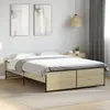 Image de vidaXL Cadre de lit sans matelas chêne sonoma 120x200 cm