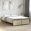 Image de vidaXL Cadre de lit sans matelas chêne sonoma 135x190 cm