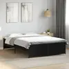 Image de vidaXL Cadre de lit sans matelas noir 120x190 cm
