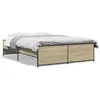 Image de vidaXL Cadre de lit sans matelas chêne sonoma 120x190 cm